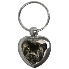 Panther Key Chains (heart)  by ArtByThree