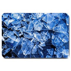 Cold Ice Large Doormat  by FunnyCow