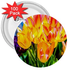 Festival Of Tulip Flowers 3  Buttons (100 Pack)  by FunnyCow