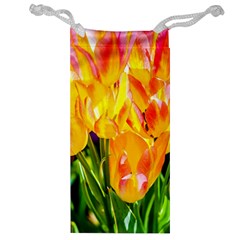 Festival Of Tulip Flowers Jewelry Bag by FunnyCow