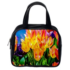 Festival Of Tulip Flowers Classic Handbag (one Side) by FunnyCow