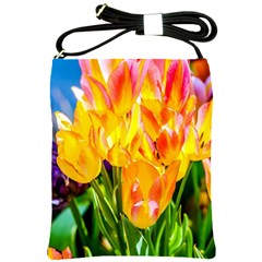 Festival Of Tulip Flowers Shoulder Sling Bag by FunnyCow