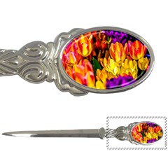 Fancy Tulip Flowers In Spring Letter Opener by FunnyCow