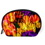 Fancy Tulip Flowers In Spring Accessory Pouch (Large) Back