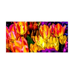 Fancy Tulip Flowers In Spring Yoga Headband by FunnyCow