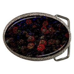 Floral Fireworks Belt Buckles by FunnyCow