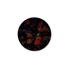 Floral Fireworks Golf Ball Marker by FunnyCow