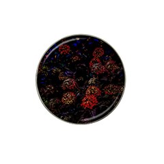 Floral Fireworks Hat Clip Ball Marker