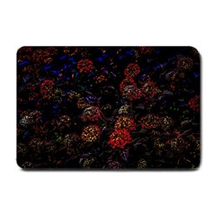 Floral Fireworks Small Doormat  by FunnyCow