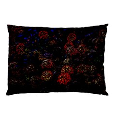 Floral Fireworks Pillow Case by FunnyCow