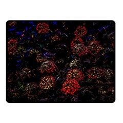 Floral Fireworks Fleece Blanket (small) by FunnyCow