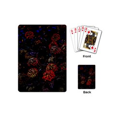 Floral Fireworks Playing Cards (mini) by FunnyCow