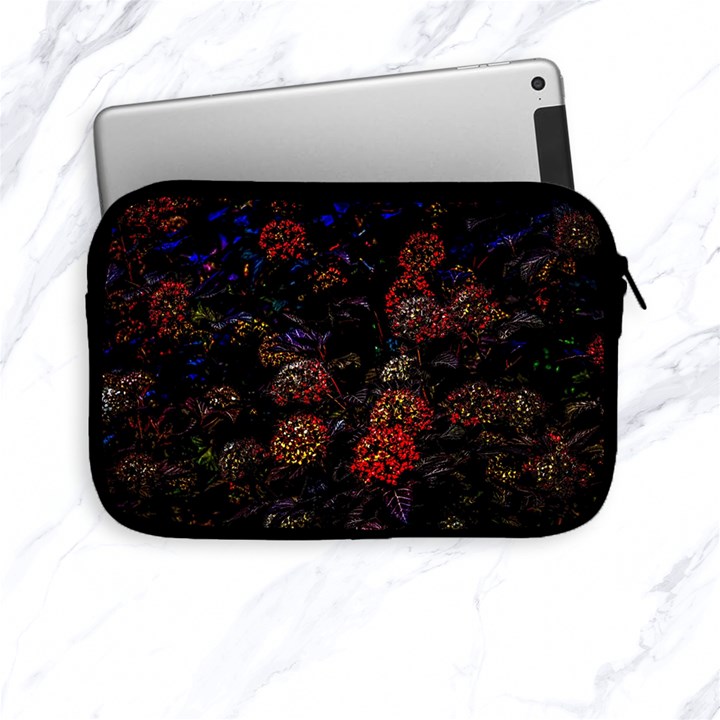 Floral Fireworks Apple iPad Mini Zipper Cases