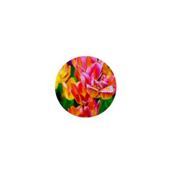 Blushing Tulip Flowers 1  Mini Buttons by FunnyCow