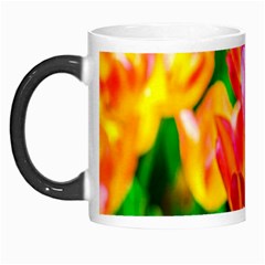 Blushing Tulip Flowers Morph Mugs by FunnyCow