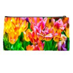 Blushing Tulip Flowers Pencil Cases Back