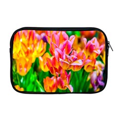 Blushing Tulip Flowers Apple Macbook Pro 17  Zipper Case by FunnyCow