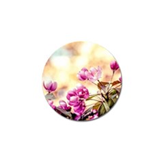 Paradise Apple Blossoms Golf Ball Marker