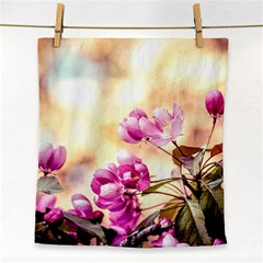 Paradise Apple Blossoms Face Towel by FunnyCow