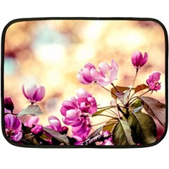 Paradise Apple Blossoms Fleece Blanket (mini) by FunnyCow