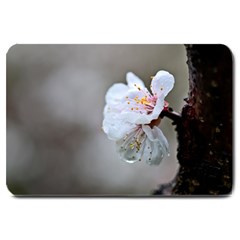 Rainy Day Of Hanami Season Large Doormat  by FunnyCow