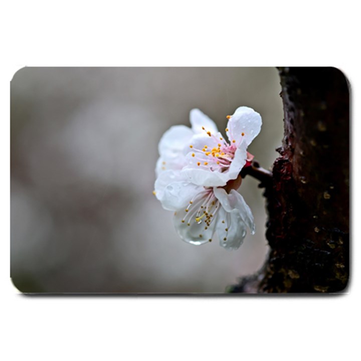 Rainy Day Of Hanami Season Large Doormat 