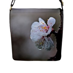 Rainy Day Of Hanami Season Flap Closure Messenger Bag (l) by FunnyCow