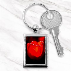 Red Tulip A Bowl Of Fire Key Chains (rectangle)  by FunnyCow