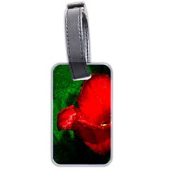 Red Tulip After The Shower Luggage Tags (two Sides) by FunnyCow