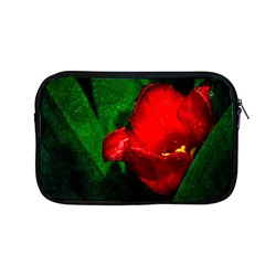 Red Tulip After The Shower Apple Macbook Pro 13  Zipper Case by FunnyCow