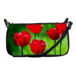 Red Tulip Flowers, Sunny Day Shoulder Clutch Bag Front