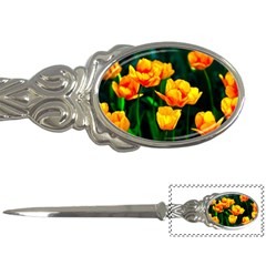 Yellow Orange Tulip Flowers Letter Opener by FunnyCow