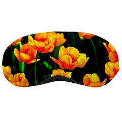 Yellow Orange Tulip Flowers Sleeping Masks by FunnyCow