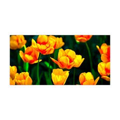 Yellow Orange Tulip Flowers Yoga Headband by FunnyCow