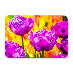 Violet Tulip Flowers Plate Mats by FunnyCow