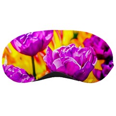 Violet Tulip Flowers Sleeping Masks by FunnyCow