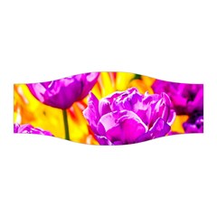 Violet Tulip Flowers Stretchable Headband by FunnyCow