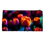 Red Tulips Pencil Cases Back