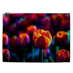 Red Tulips Cosmetic Bag (xxl) by FunnyCow