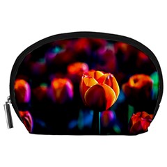 Red Tulips Accessory Pouch (large) by FunnyCow