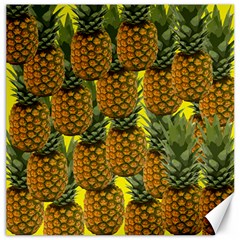 Tropical Pineapple Canvas 16  x 16 