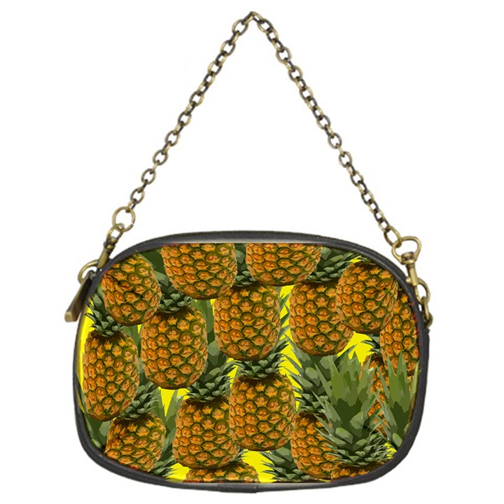 Tropical Pineapple Chain Purse (One Side)