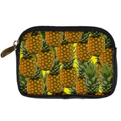 Tropical Pineapple Digital Camera Leather Case