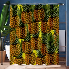 Tropical Pineapple Shower Curtain 60  X 72  (medium)  by snowwhitegirl