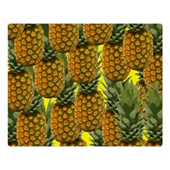 Tropical Pineapple Double Sided Flano Blanket (Large) 