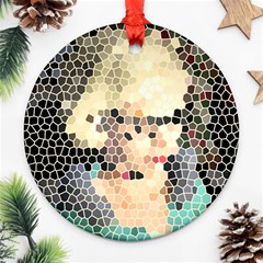 Stained Glass Girl Ornament (round) by snowwhitegirl