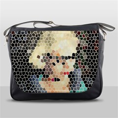 Stained Glass Girl Messenger Bag by snowwhitegirl