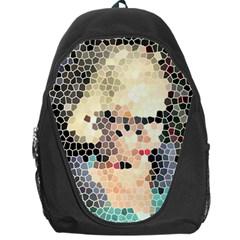 Stained Glass Girl Backpack Bag by snowwhitegirl