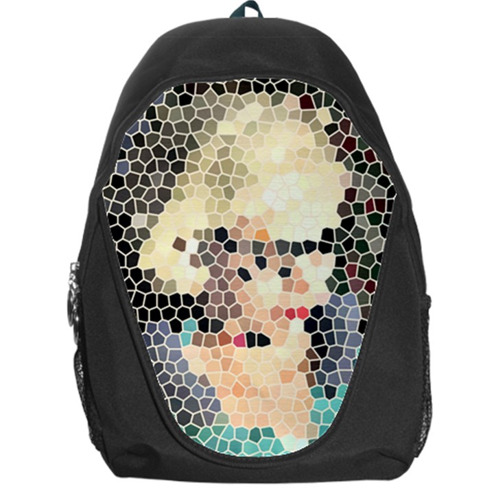 Stained Glass Girl Backpack Bag