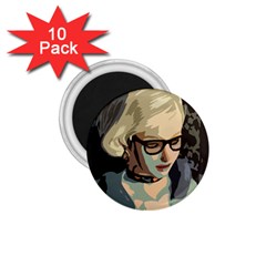 Girl Thinking 1 75  Magnets (10 Pack)  by snowwhitegirl